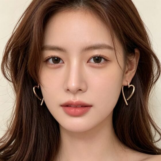 Heart Hoop Earrings No. 188 - view 1