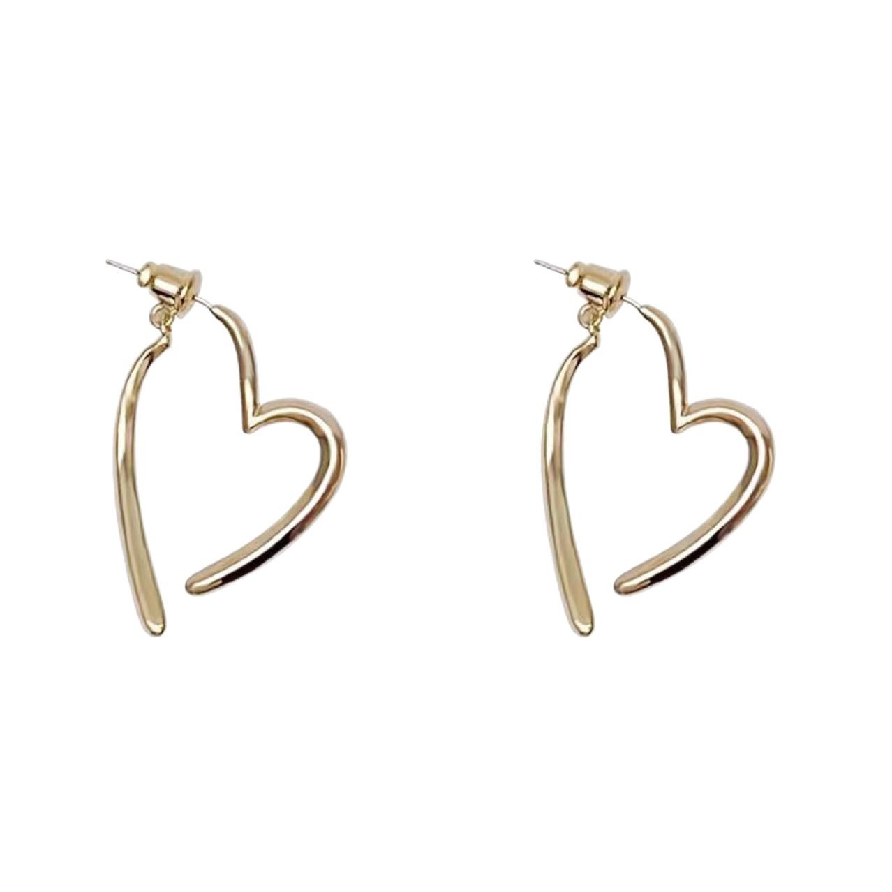 Heart Hoop Earrings No. 188 - view 4