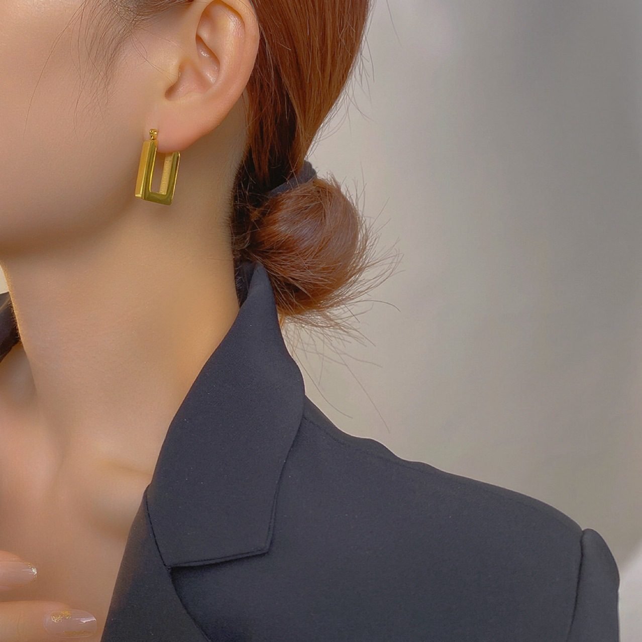 Sculptural Hoop Earrings No. 193 - view 4