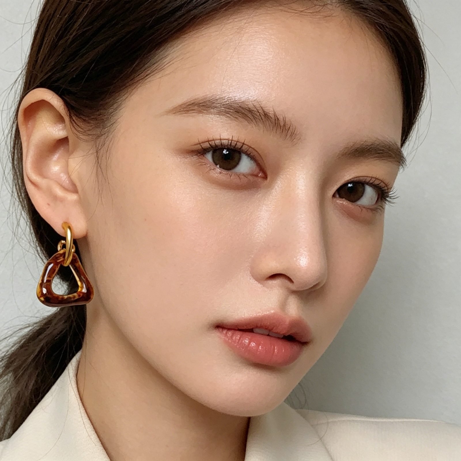 Sculptural Vintage Stud Earrings No. 194 - view 1