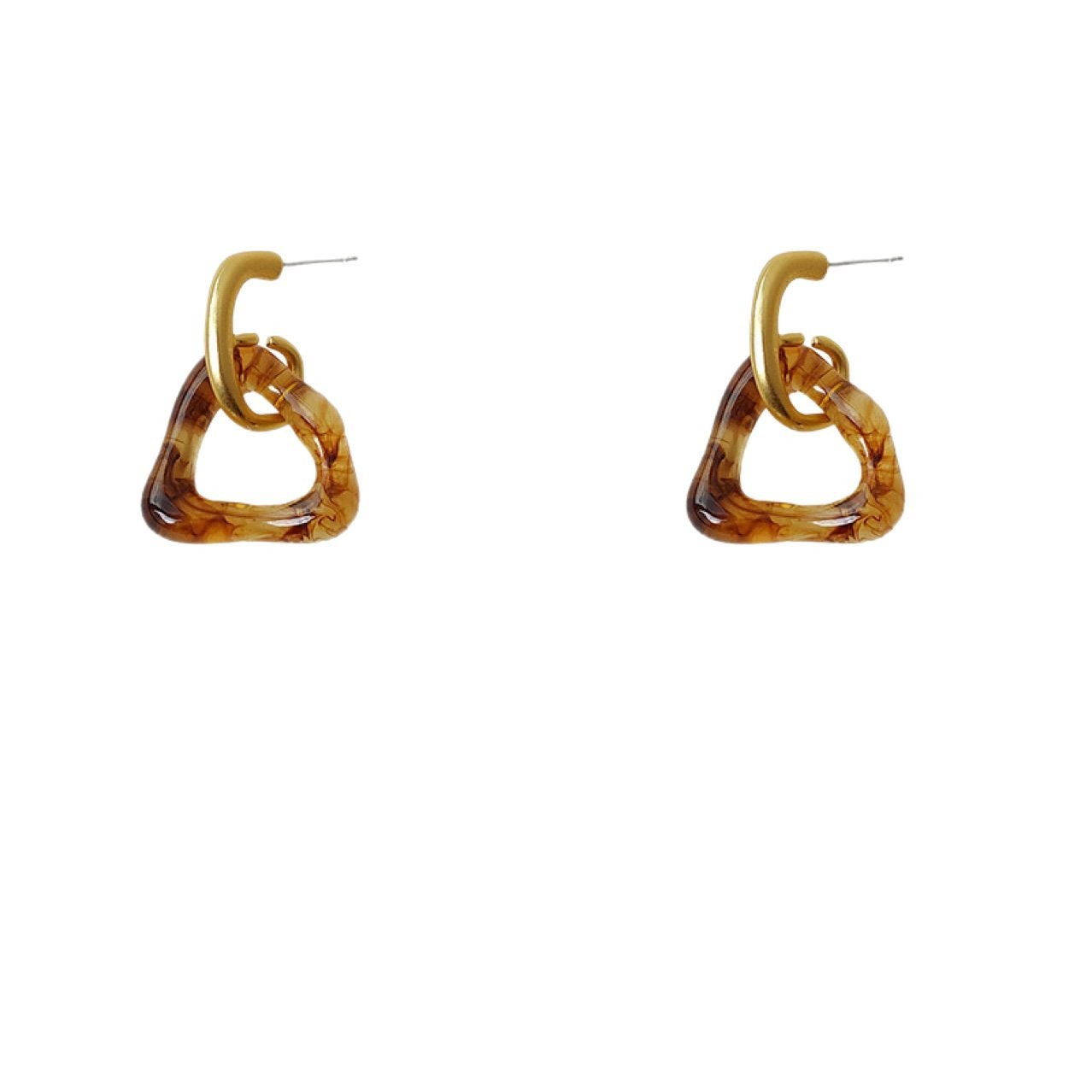 Sculptural Vintage Stud Earrings No. 194 - view 4