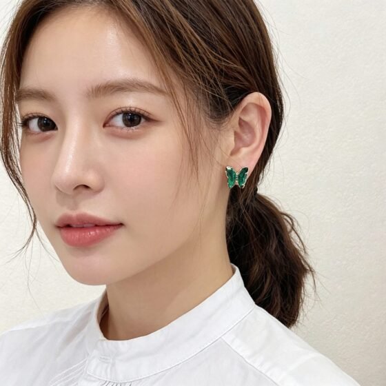 Butterfly Stud Earrings No. 218 - view 1