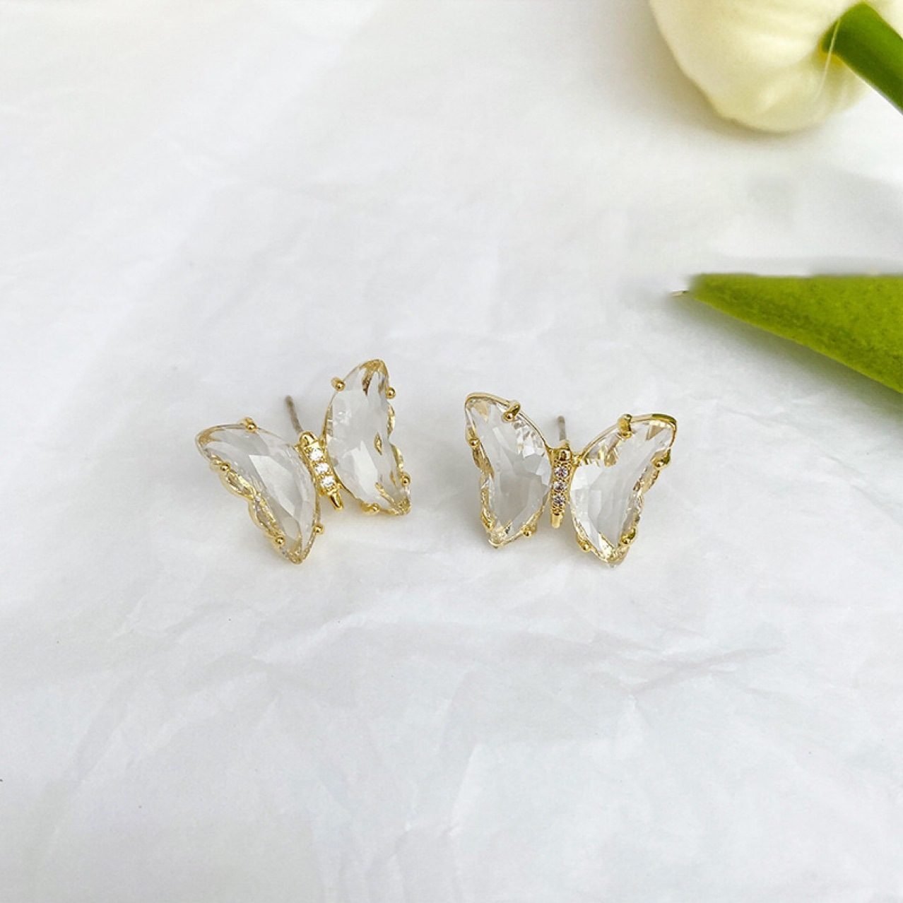 Butterfly Stud Earrings No. 218 - view 6