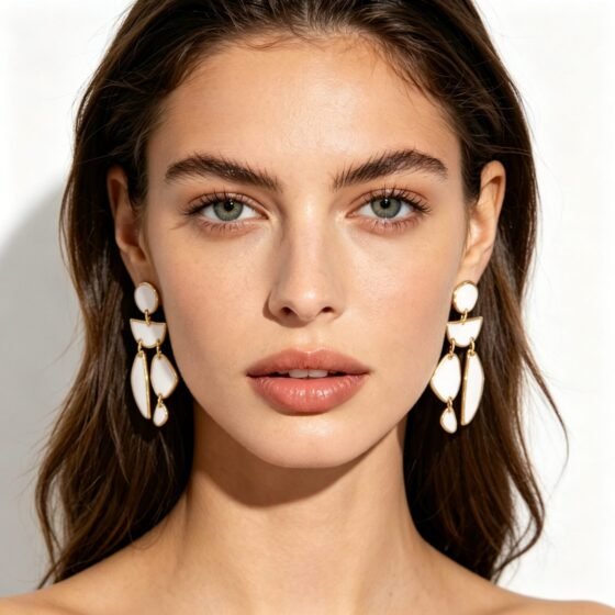 Sculptural Drop Earrings No. 224 - view 1