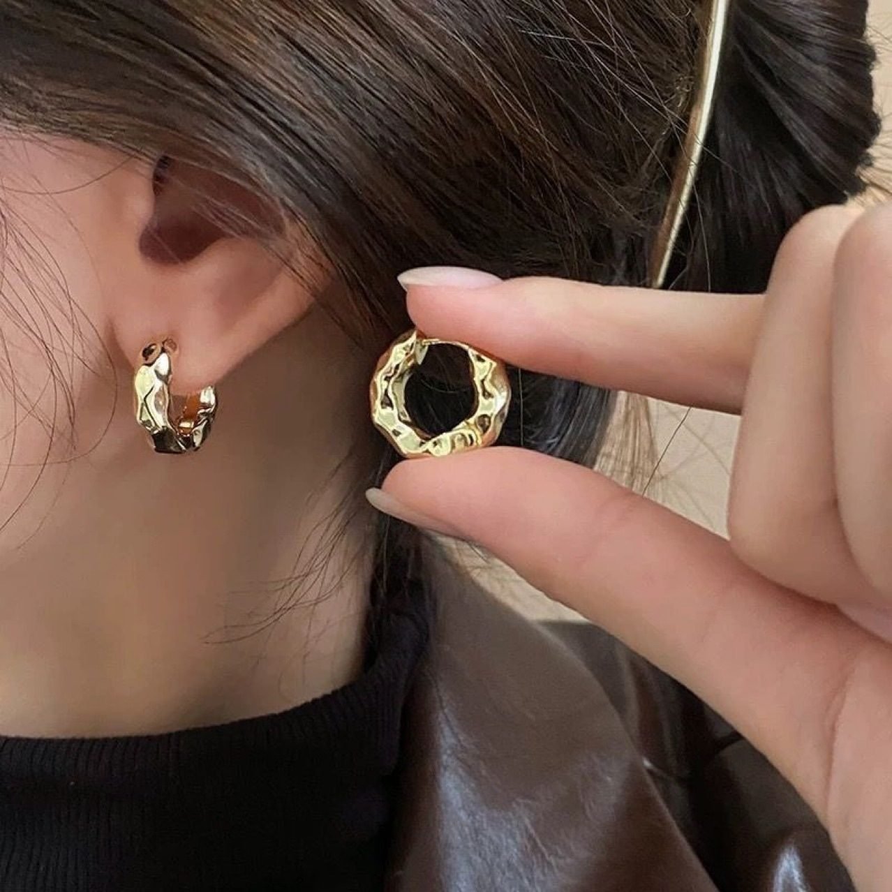 Hoop Earrings - view 3
