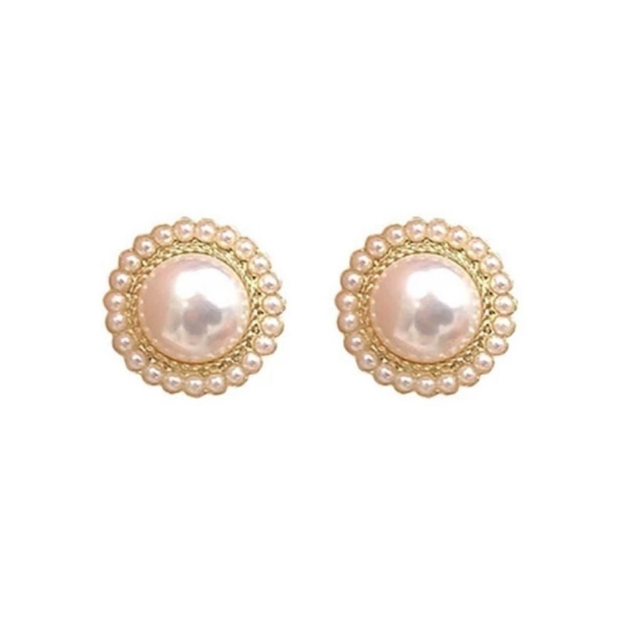 Pearl Stud Earrings No. 229 - view 6