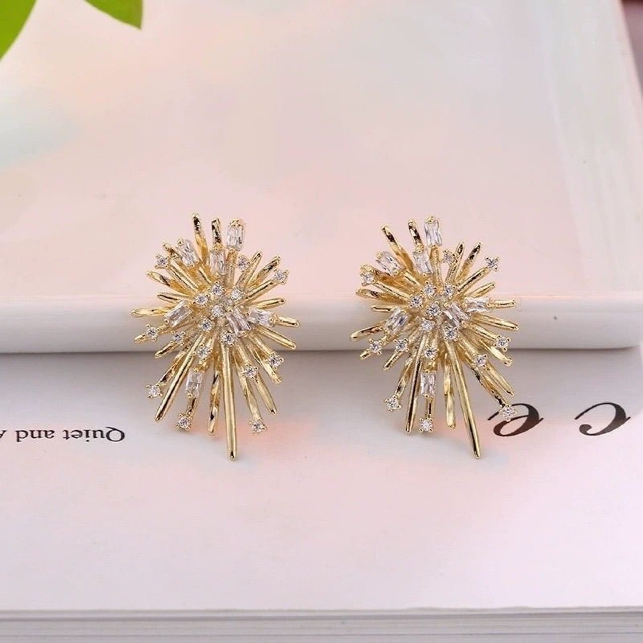 Crystal Stud Earrings No. 234 - view 5