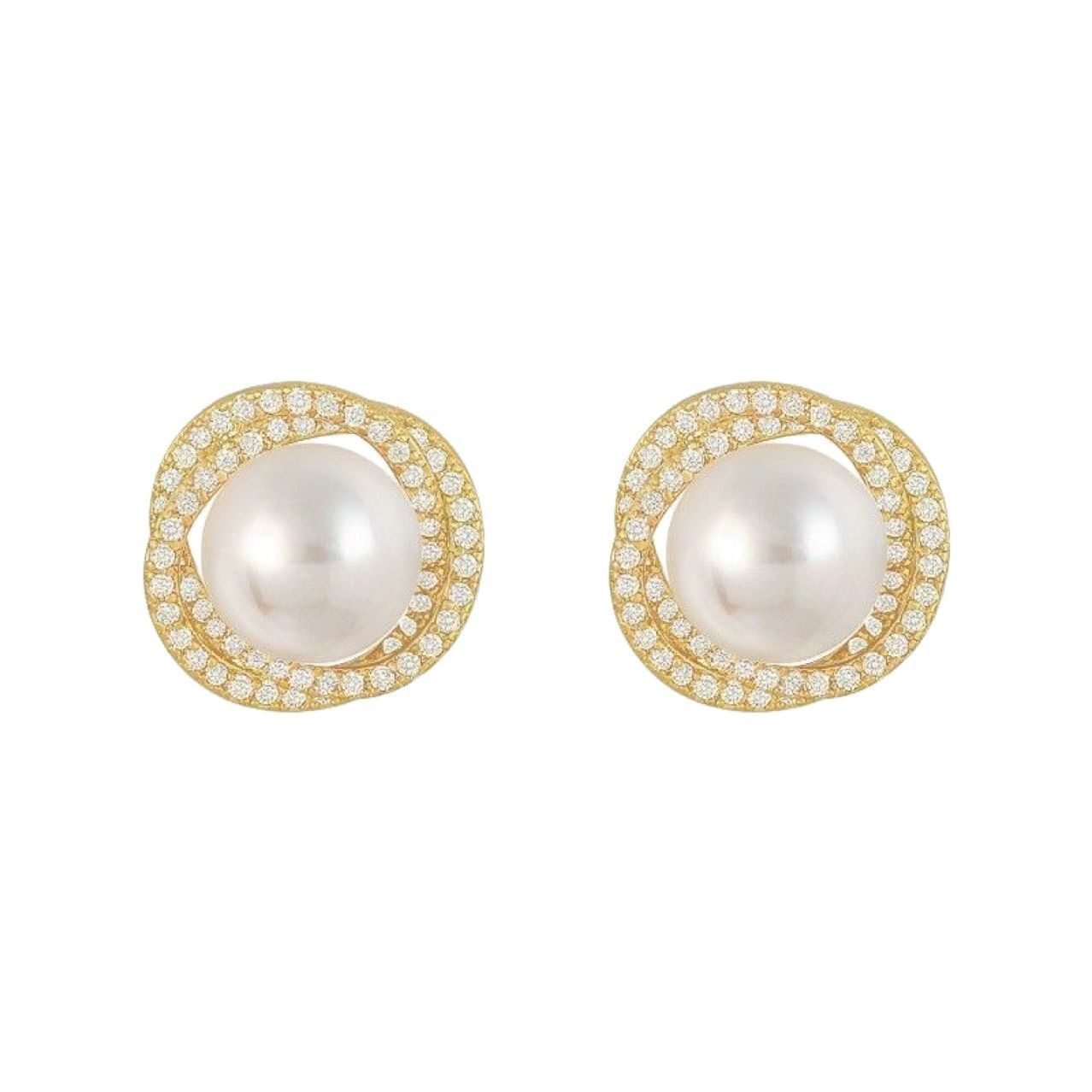 Pearl Vintage Stud Earrings No. 238 - view 6