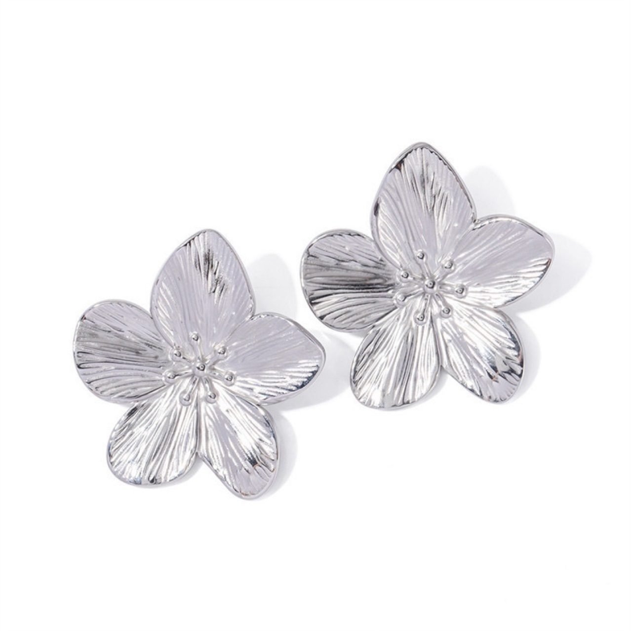 Floral Vintage Stud Earrings - view 7