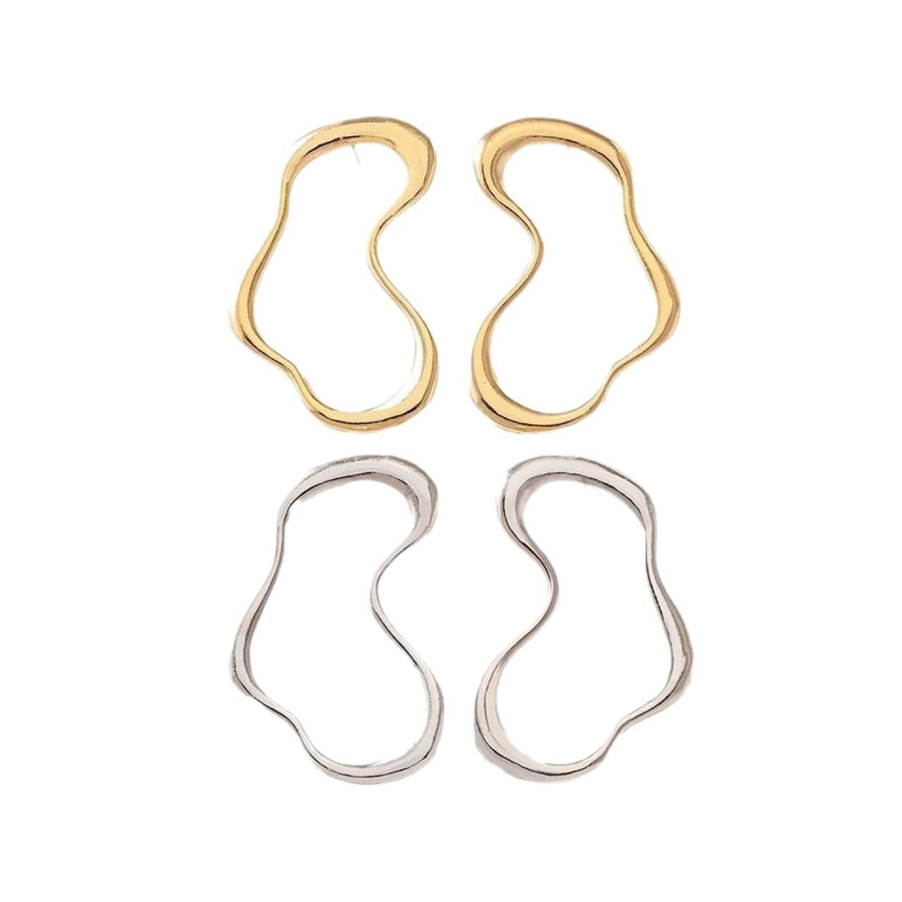 Heart Sculptural Stud Earrings No. 245 - view 6