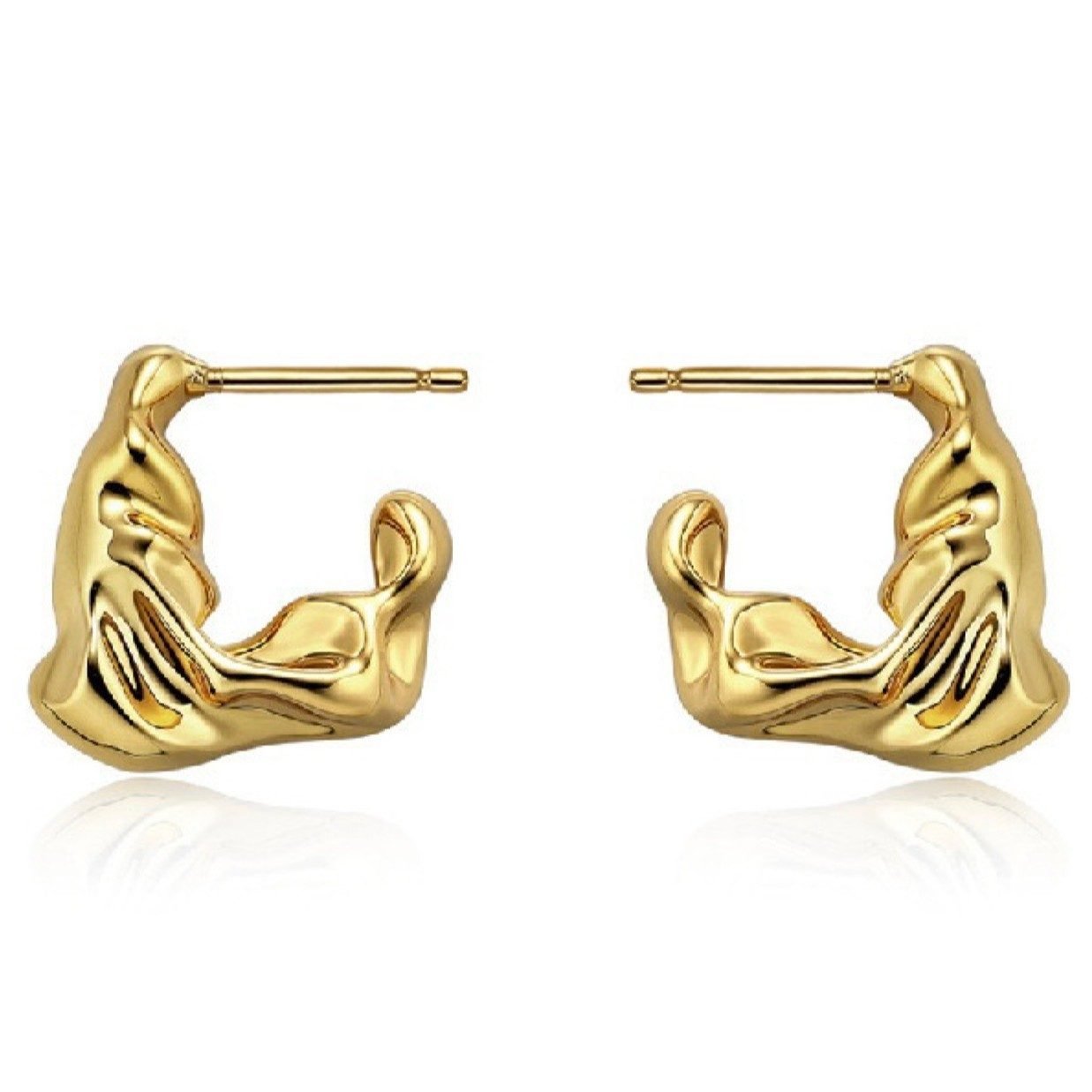 Minimal Stud Earrings No. 248 - view 4