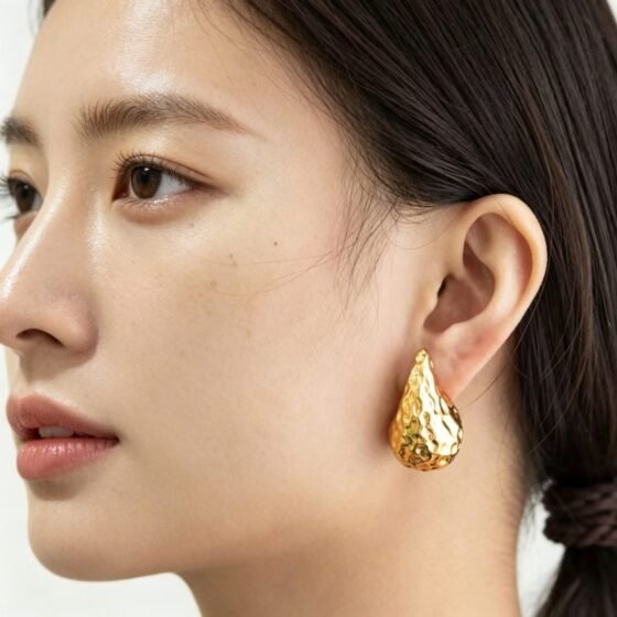Dewdrop Sculptural Earrings - view 1