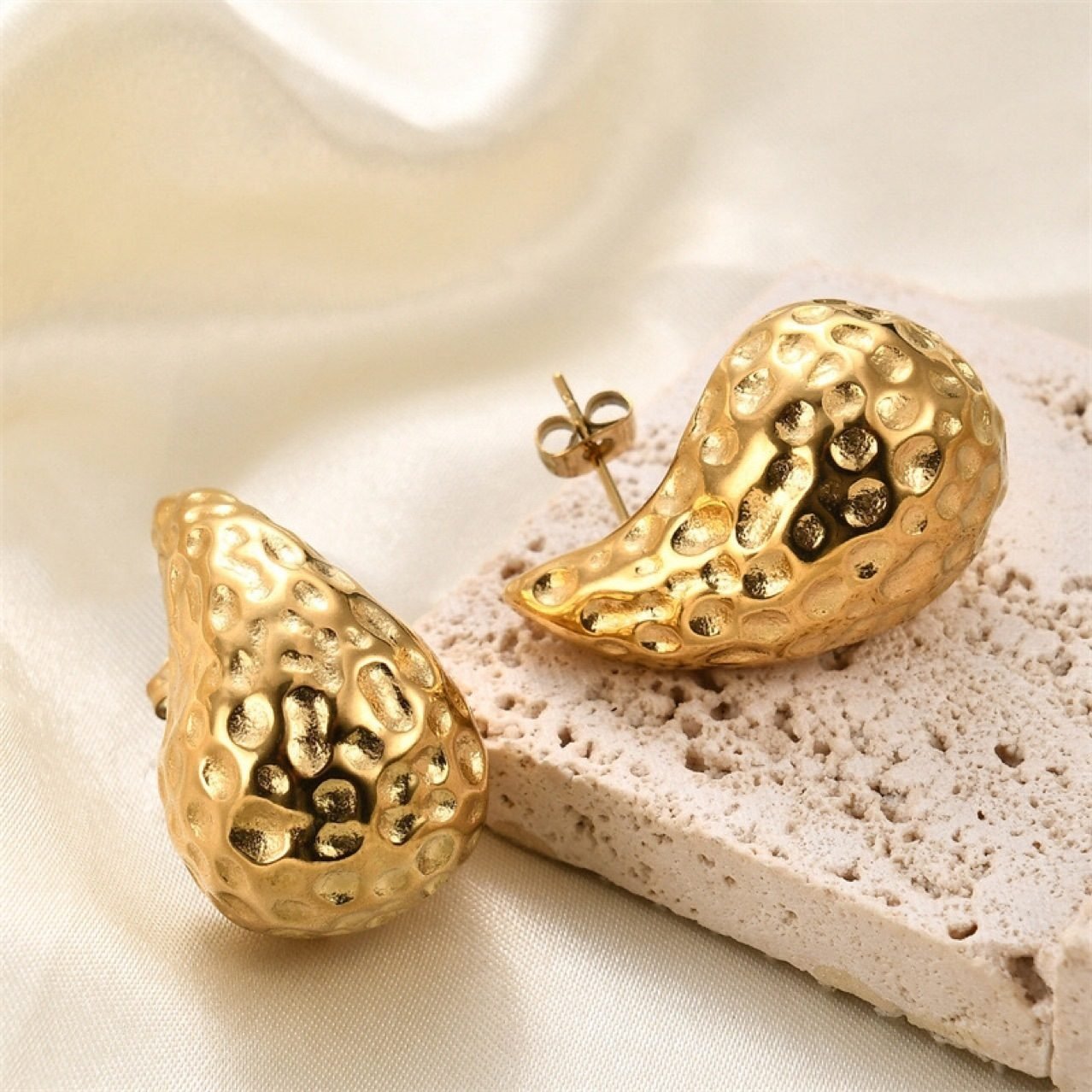 Dewdrop Sculptural Earrings - view 2