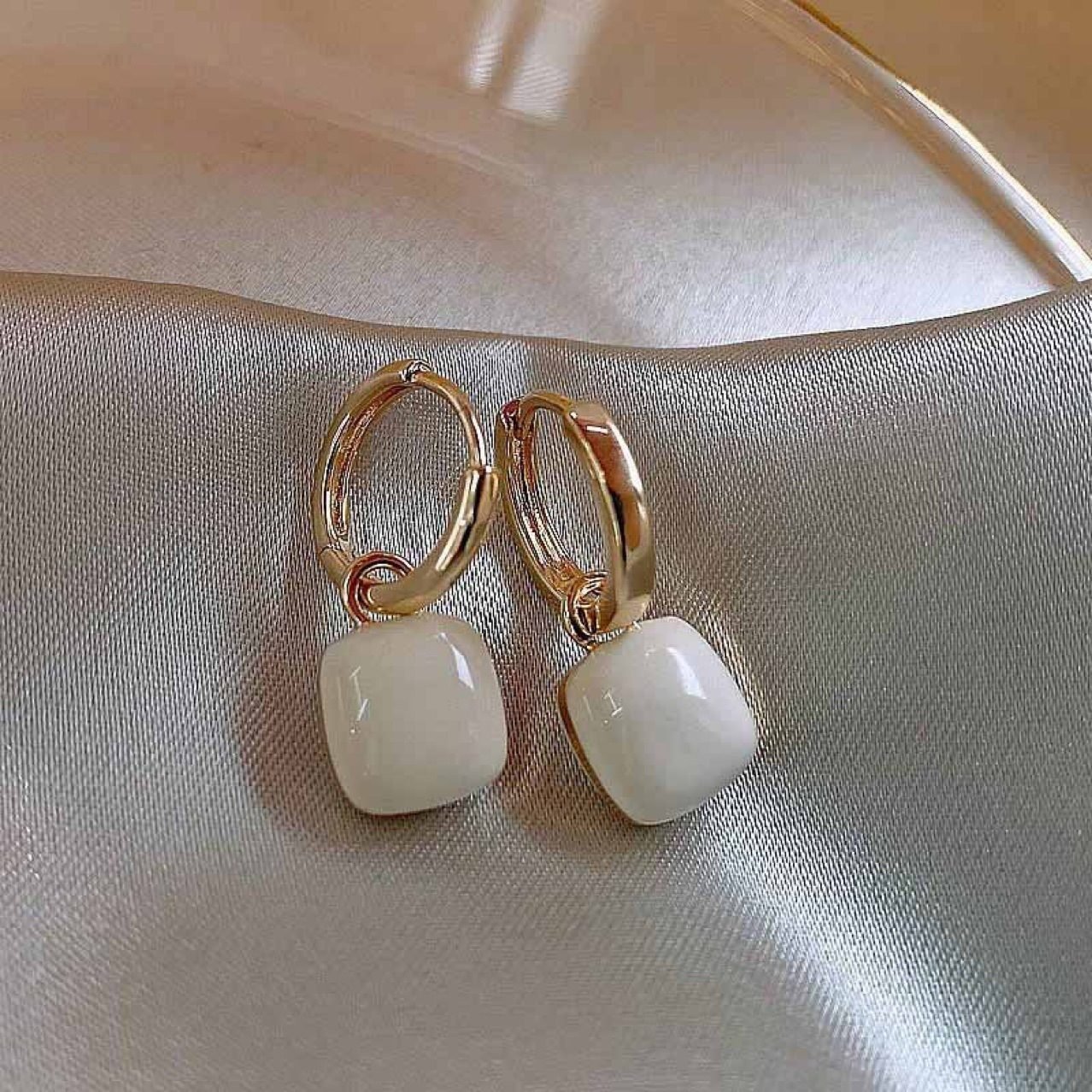 Heart Vintage Hoop Earrings - view 2