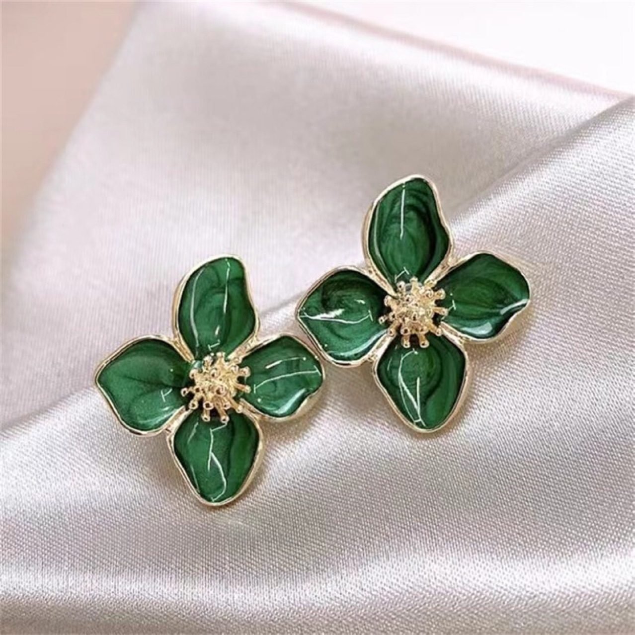 Sculptural Vintage Stud Earrings No. 254 - view 5