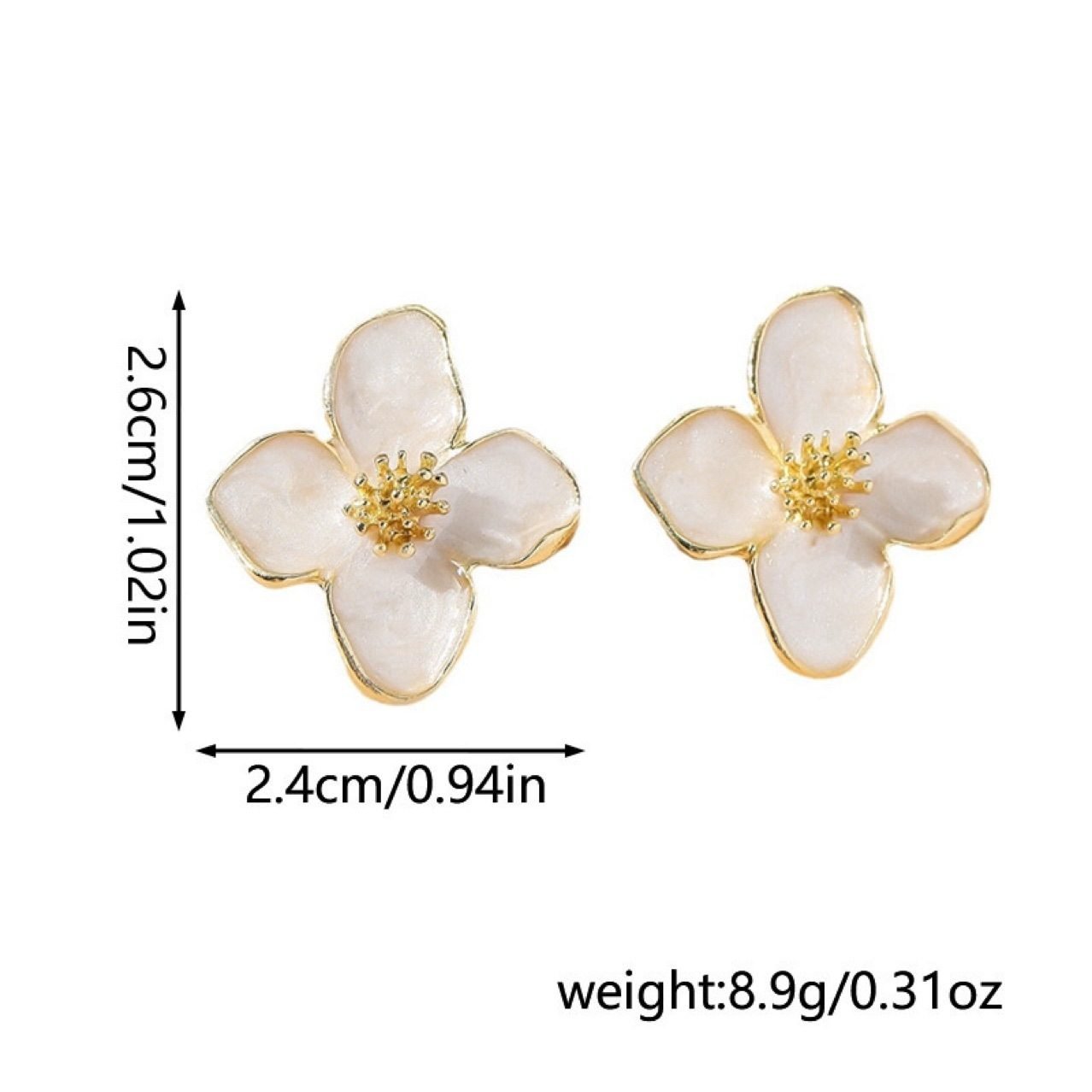 Sculptural Vintage Stud Earrings No. 254 - view 6
