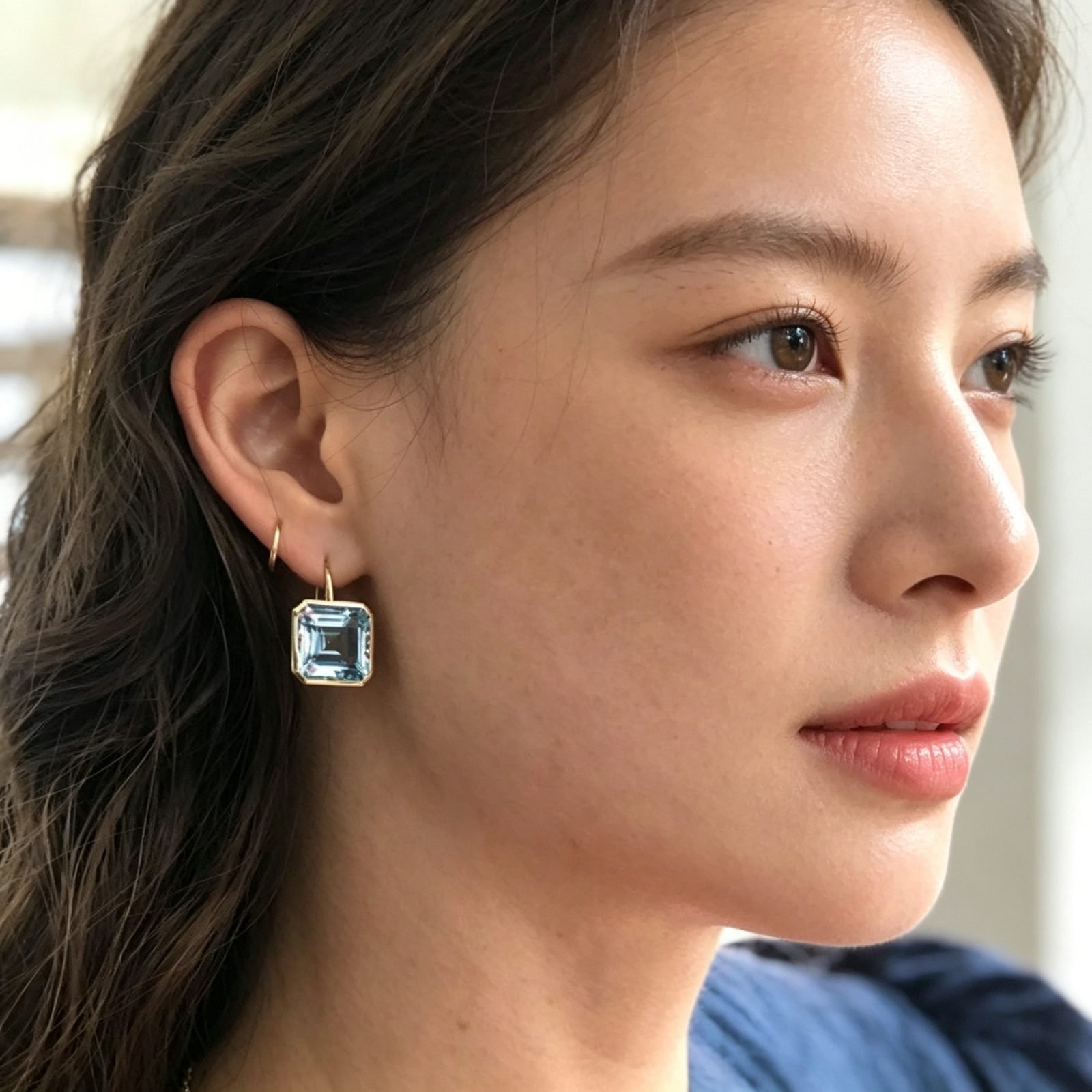 Crystal Hoop Earrings No. 256 - view 1