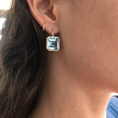 Crystal Hoop Earrings No. 256 - view 3