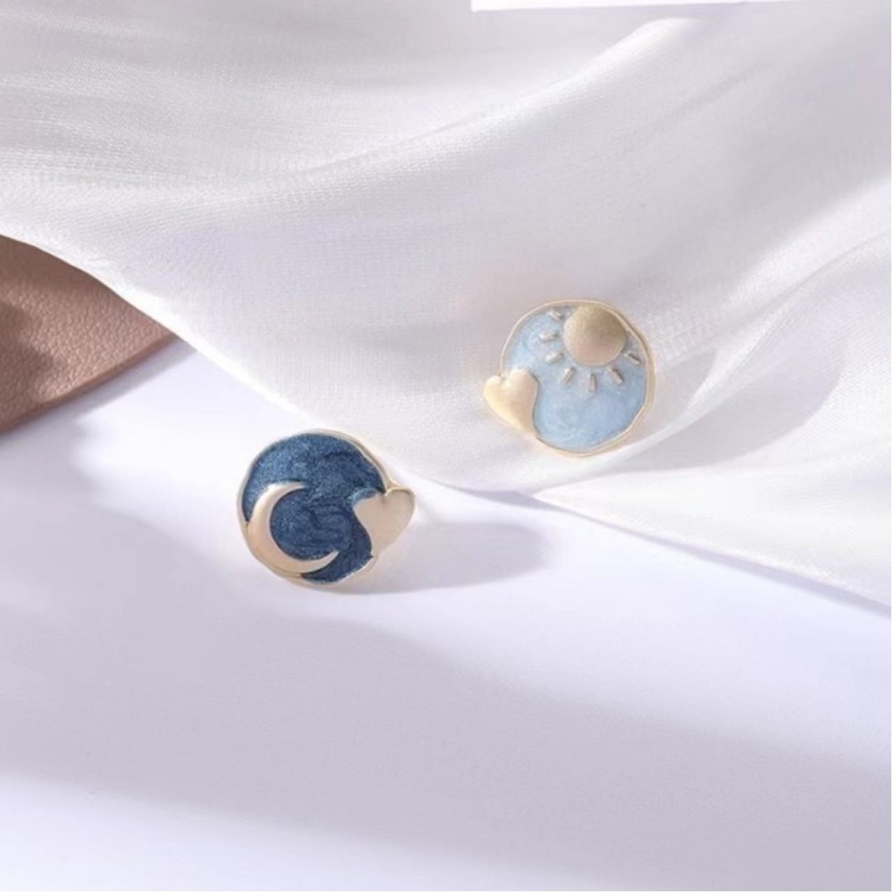 Celestial Sun Stud Earrings - view 5