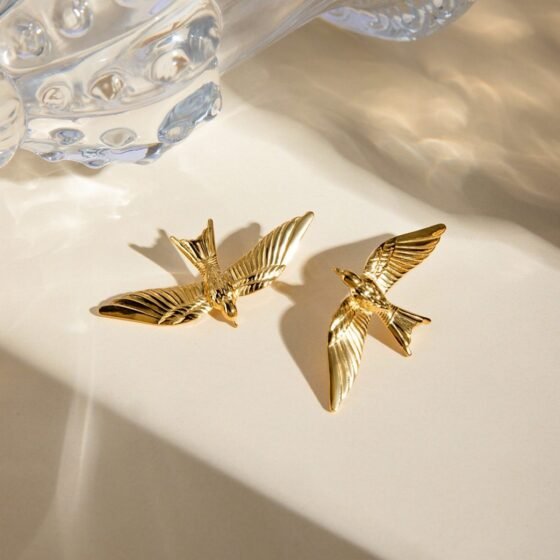 Bird Vintage Earrings - view 1