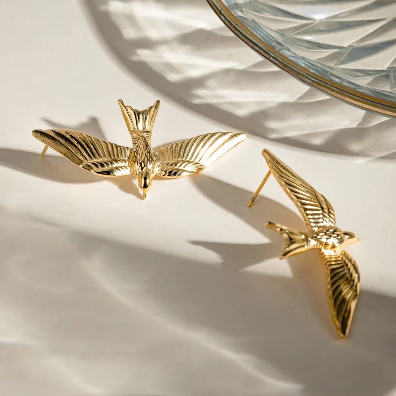 Bird Vintage Earrings - view 2
