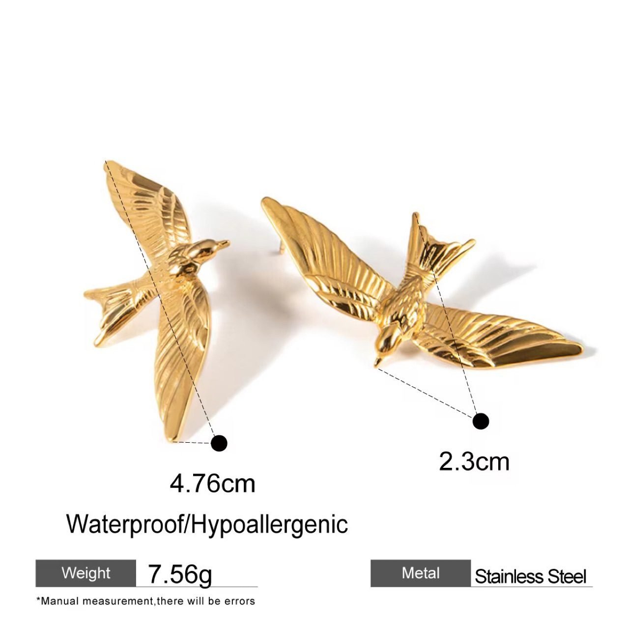 Bird Vintage Earrings - view 4