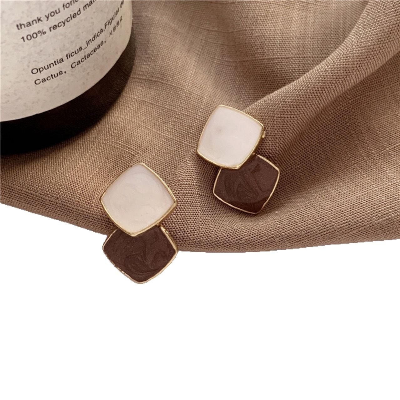 Minimal Drop Earrings - view 6