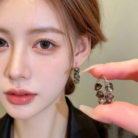 Modern Stud Earrings No. 271 - view 1