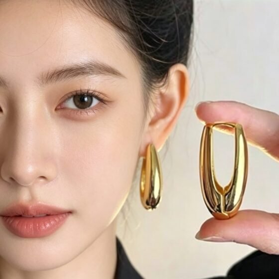 Dewdrop Hoop Earrings - view 1