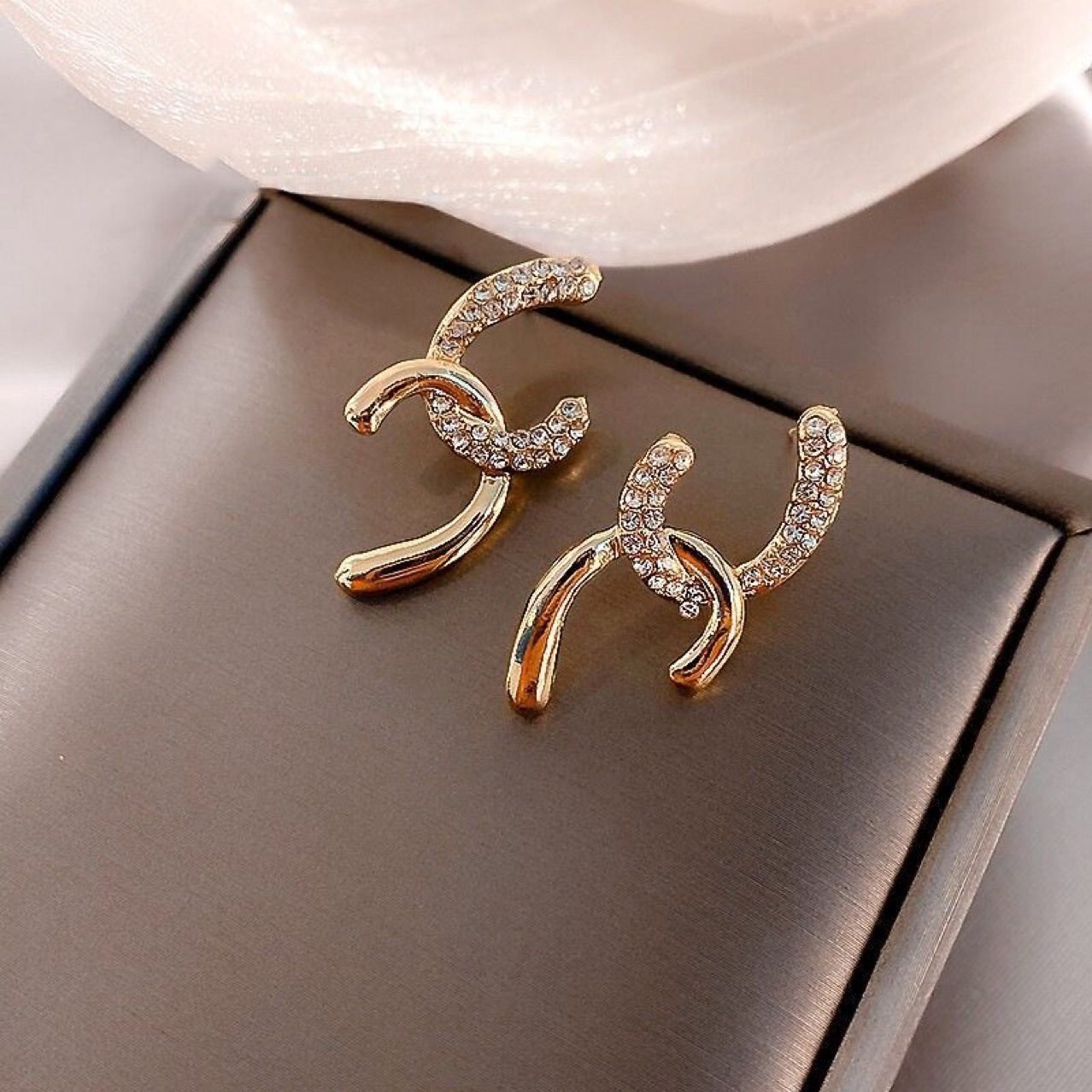 Crystal Stud Earrings No. 281 - view 3