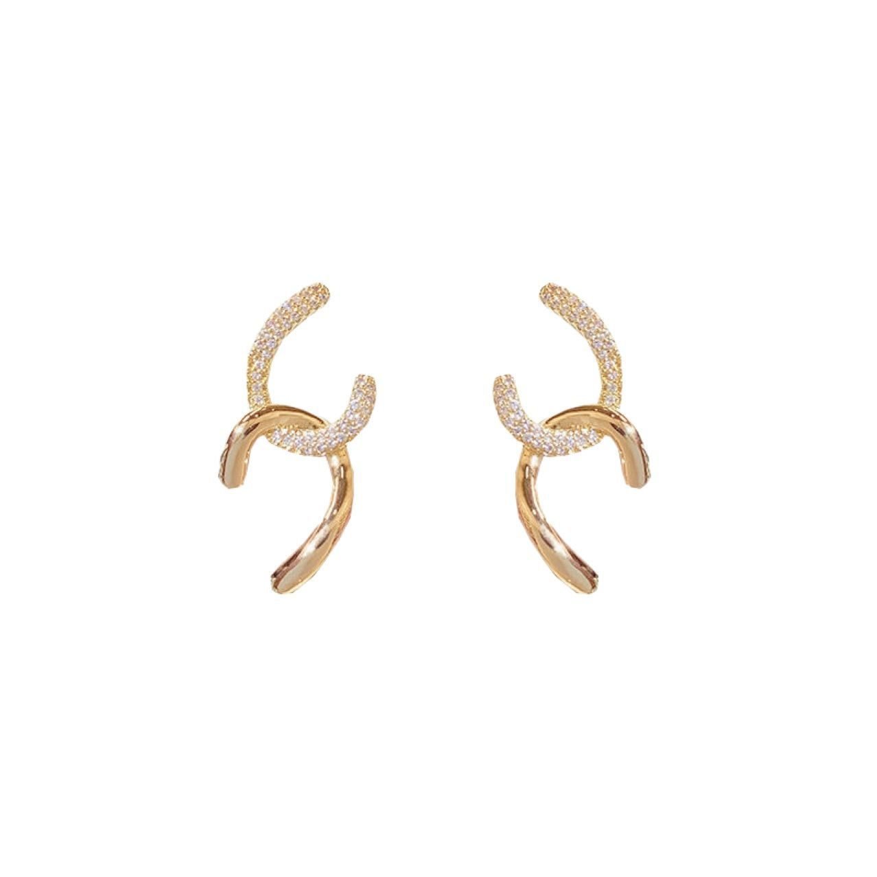 Crystal Stud Earrings No. 281 - view 5