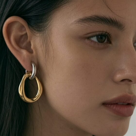 Modern Earrings No. 286 - view 1