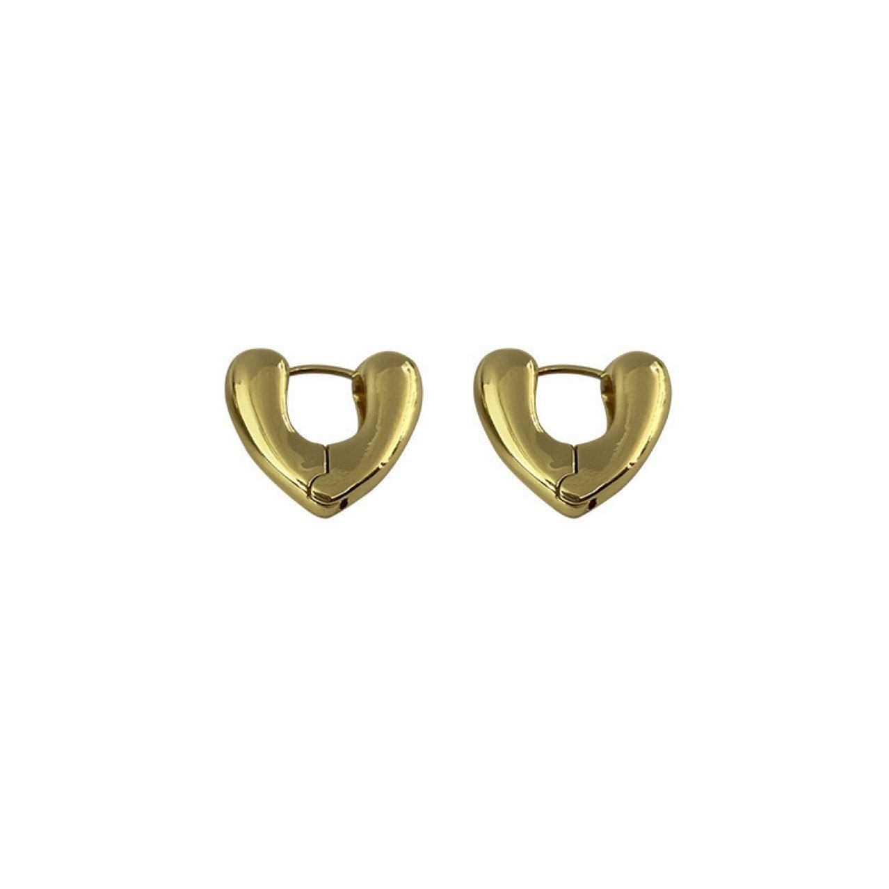 Heart Vintage Hoop Earrings No. 289 - view 7