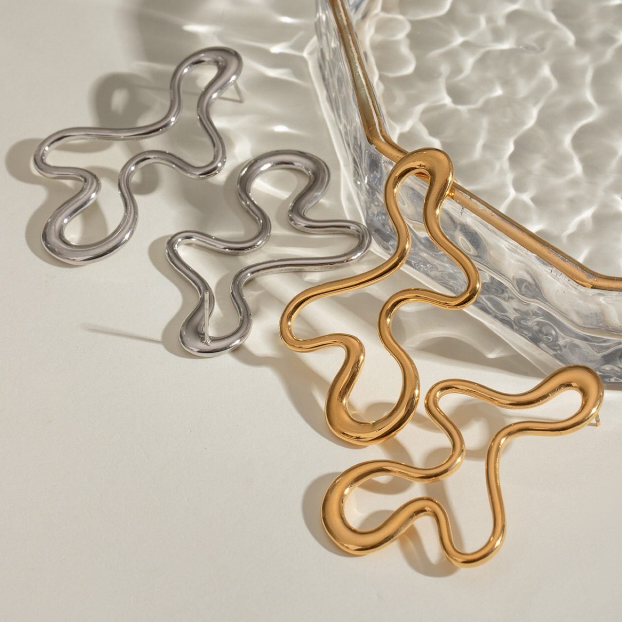 Sculptural Earrings - view 2