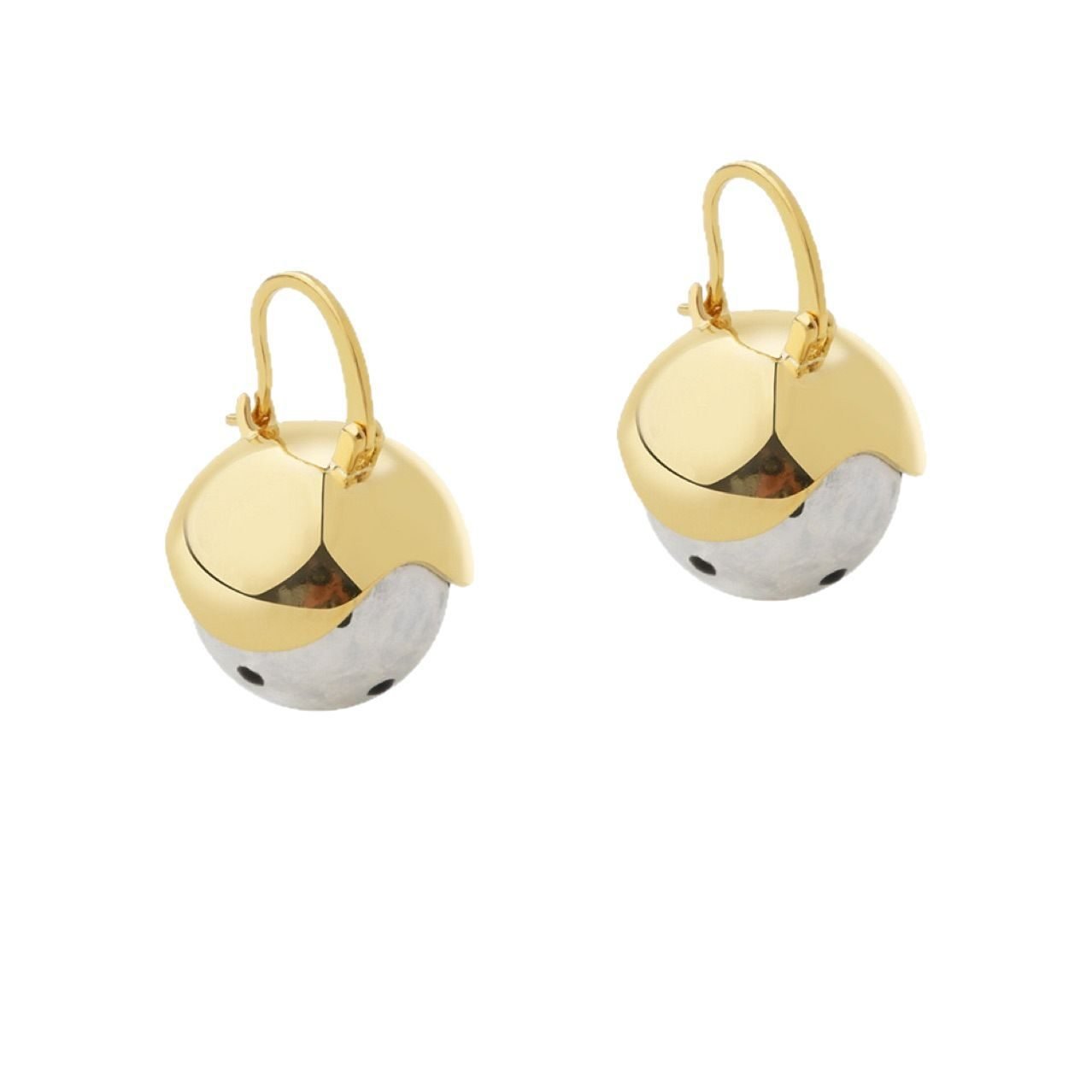 Pearl Vintage Hoop Earrings No. 296 - view 6