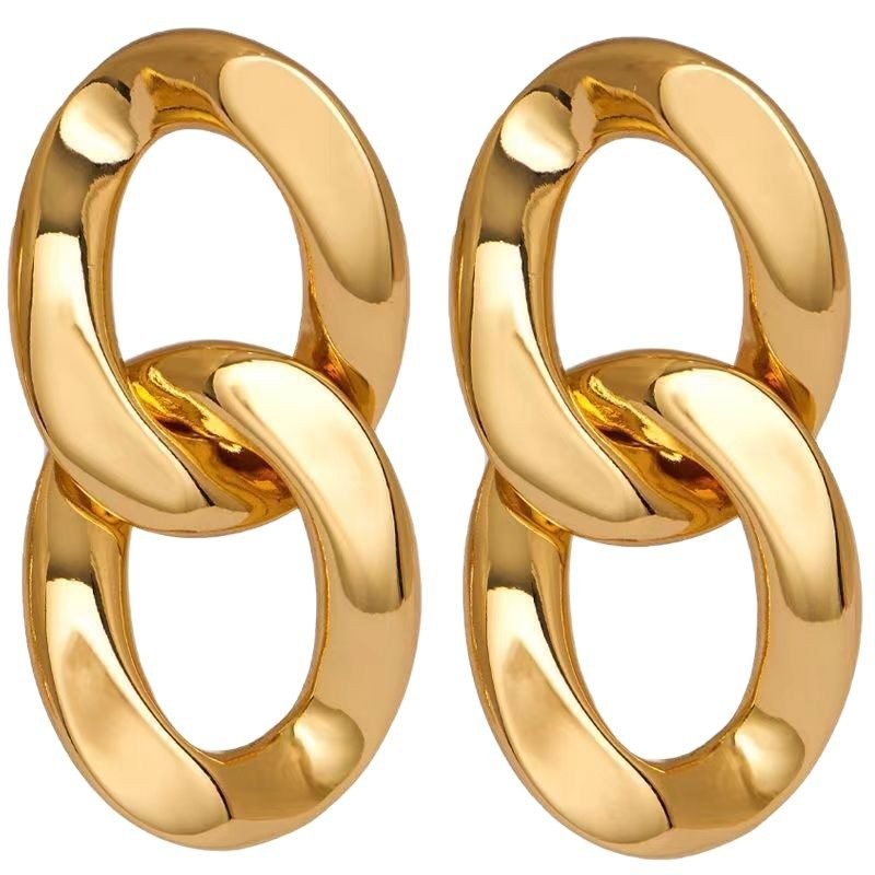 Chain Stud Earrings - view 5