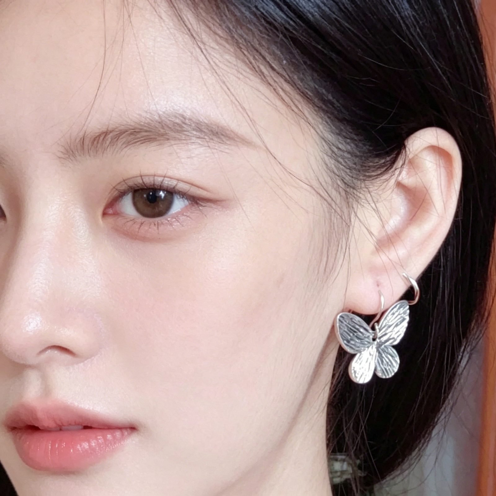 Butterfly Crystal Earrings - view 1