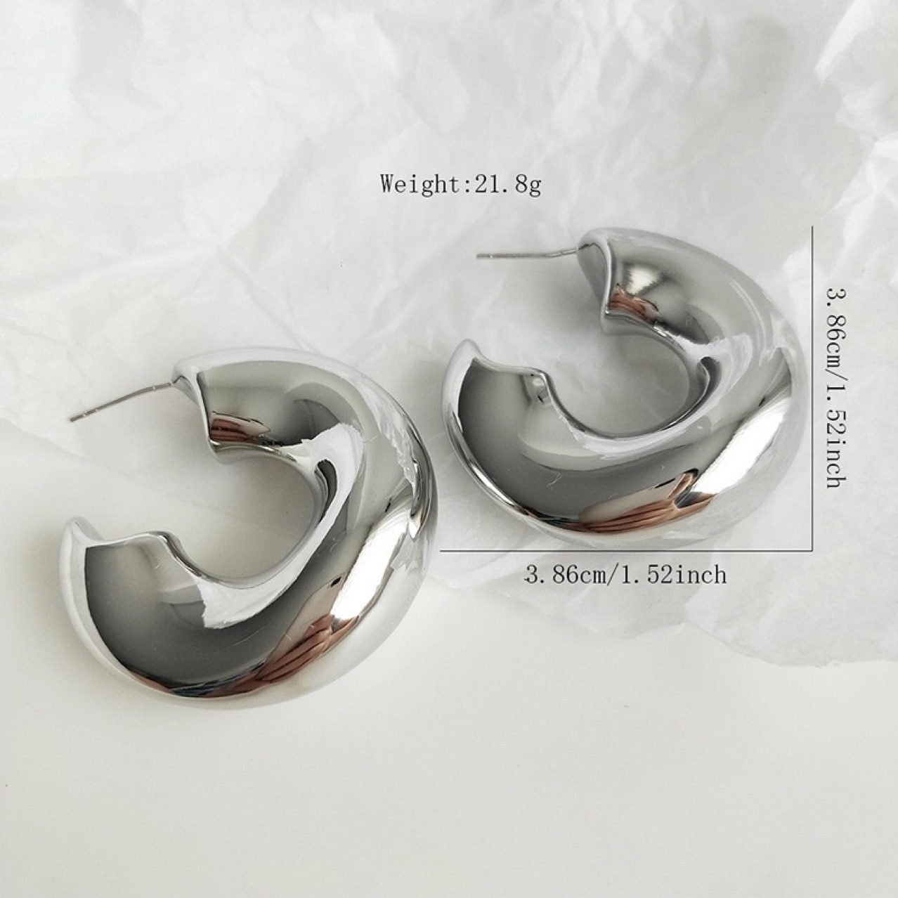 Sculptural Hoop Earrings No. 324 - view 5