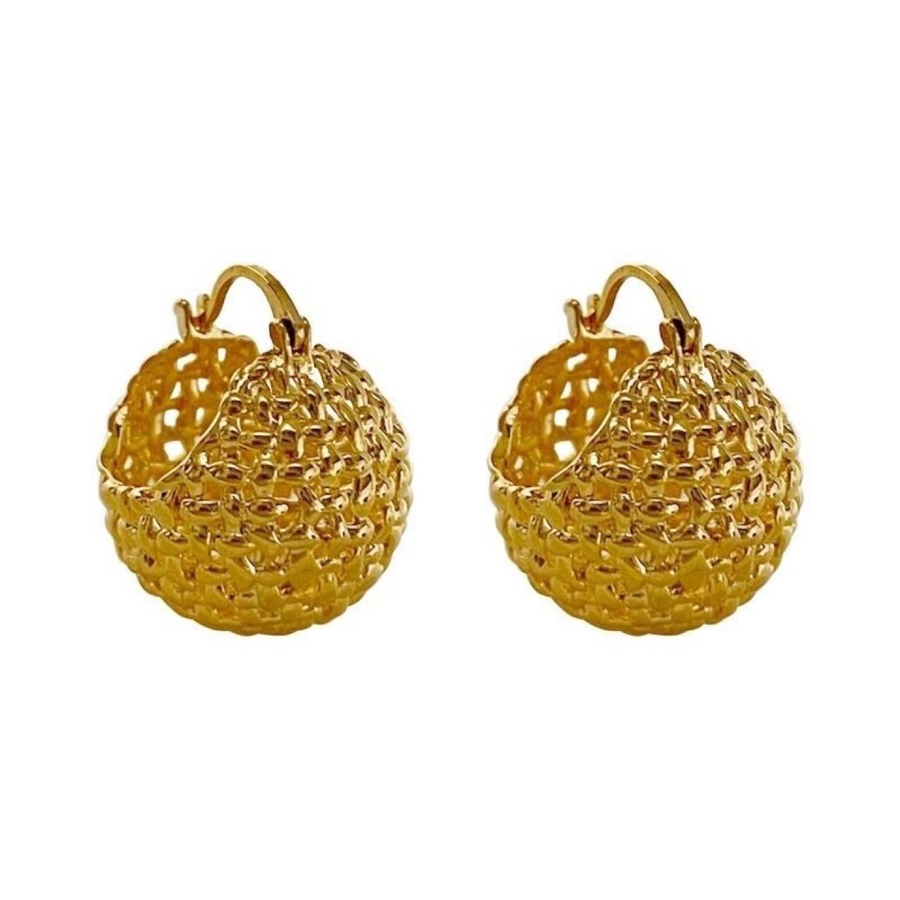 Sculptural Vintage Stud Earrings No. 339 - view 3
