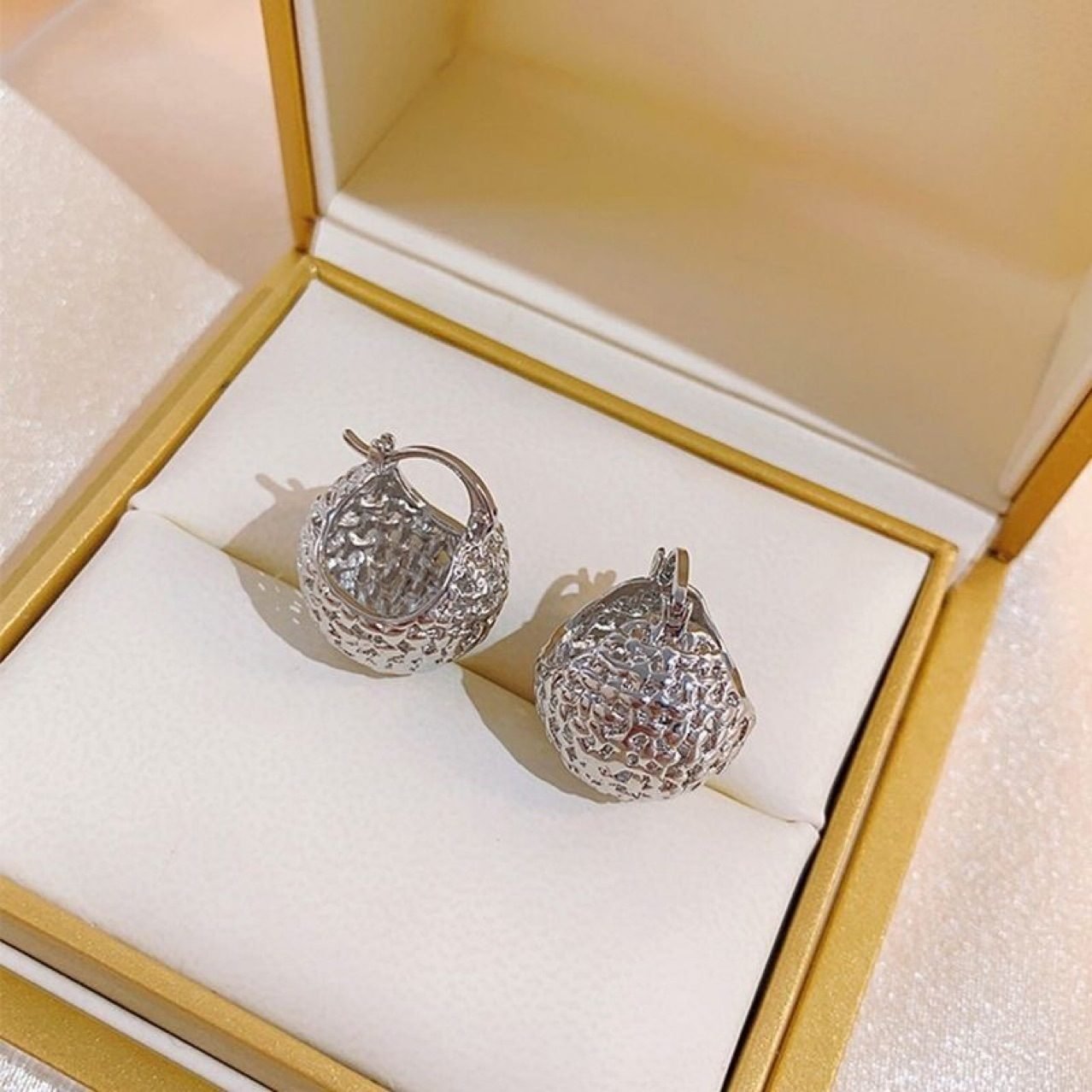 Sculptural Vintage Stud Earrings No. 339 - view 4