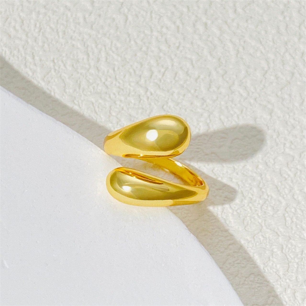 Dewdrop Adjustable Ring - view 3