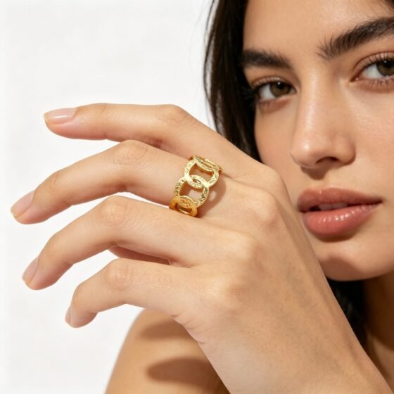 Chain Vintage Adjustable Ring - view 1