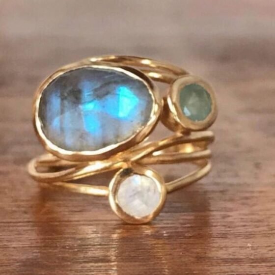 Crystal Sculptural Ring - view 1