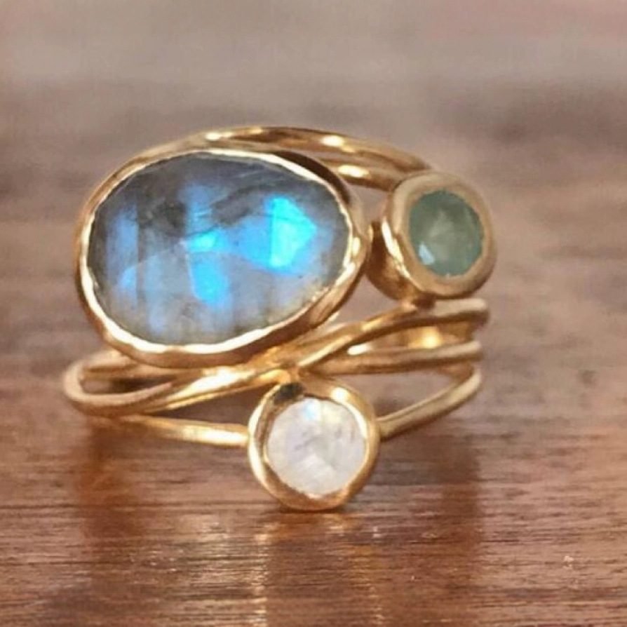 Crystal Sculptural Ring - view 1