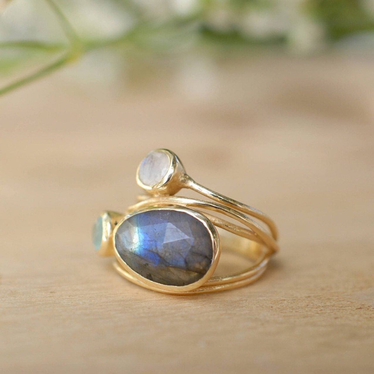 Crystal Sculptural Ring - view 3