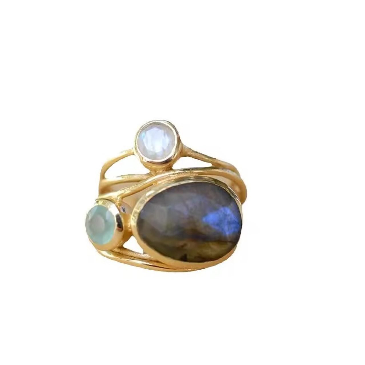 Crystal Sculptural Ring - view 4