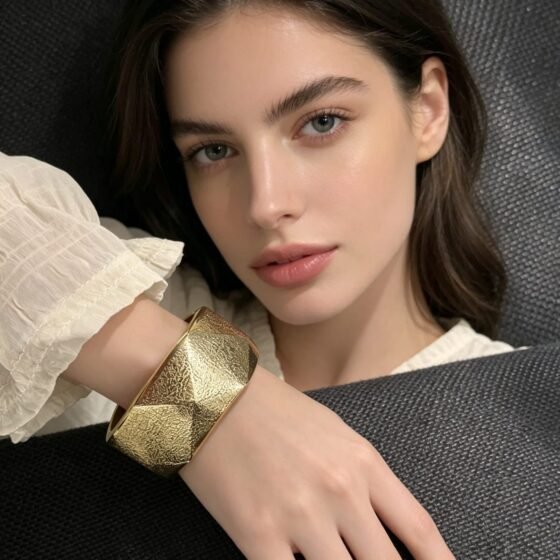 Baroque Vintage Cuff Bracelet - view 1