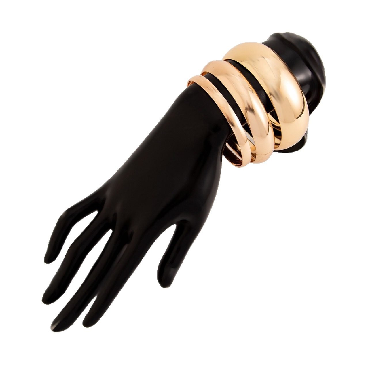 Sculptural Spiral Bangle - view 4
