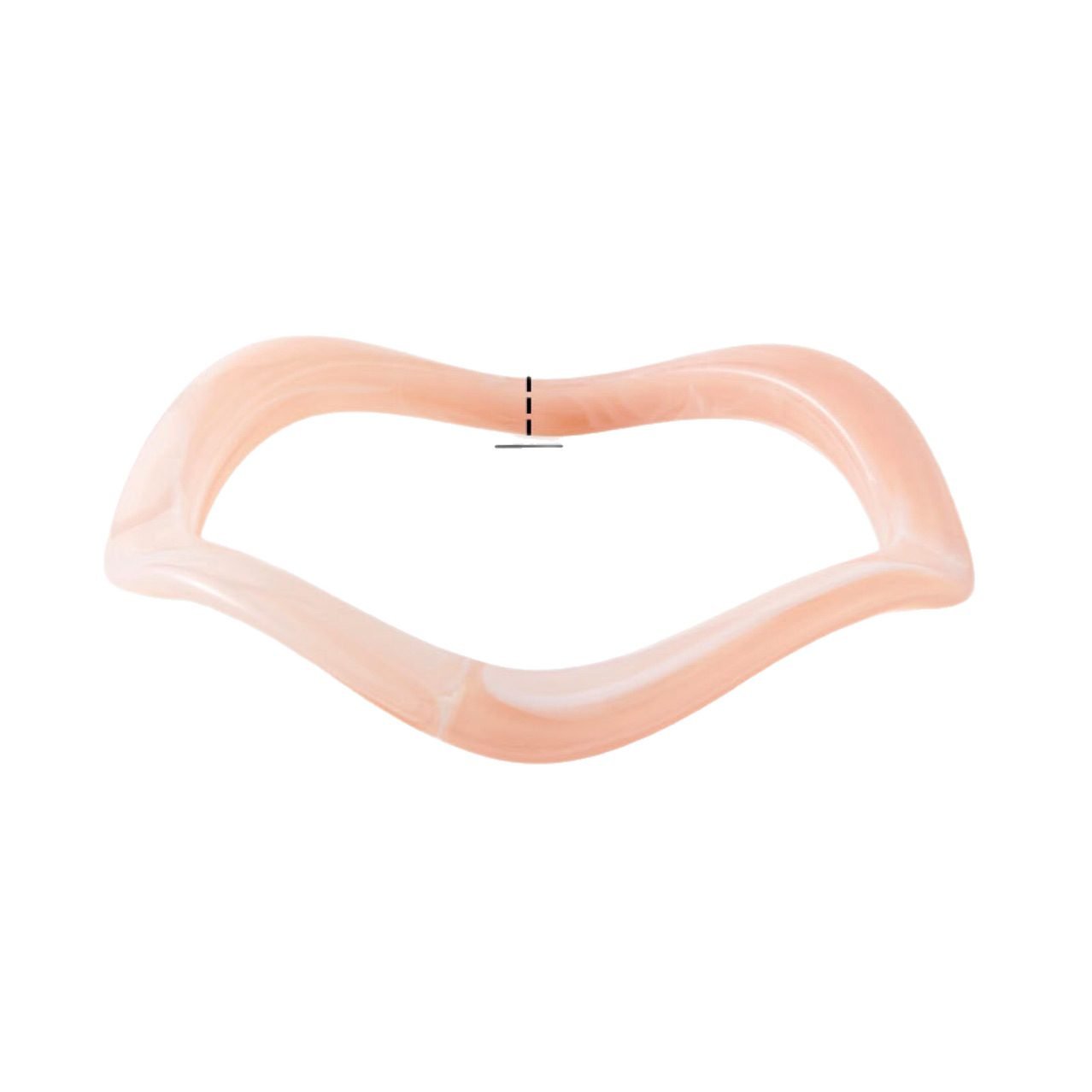 Sculptural Wave Bangle - view 6
