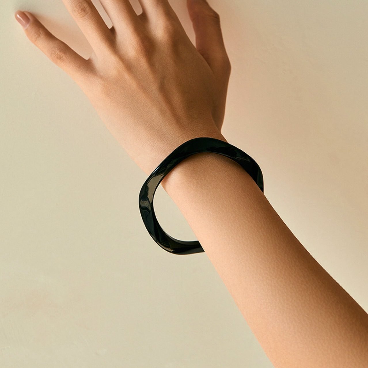 Sculptural Wave Bangle - view 7